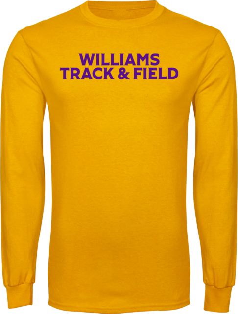 Williams College Long Sleeve T Shirt Williams Track and Field - ONLINE ONLY