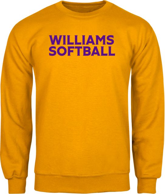 Williams College Fleece Crew Williams Softball - ONLINE ONLY