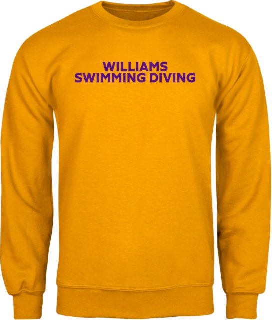 Williams College Fleece Crew Williams Swimming Diving - ONLINE ONLY