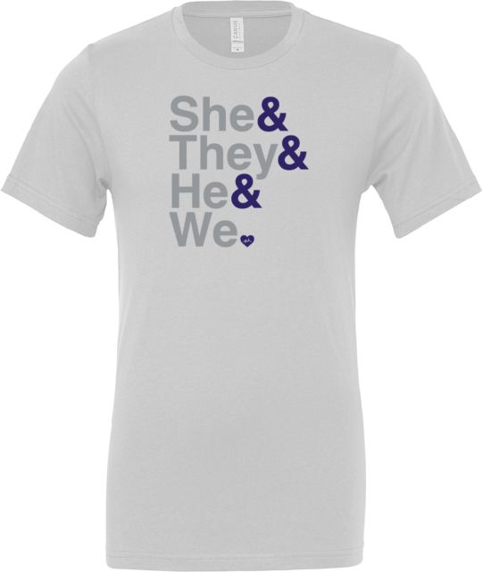 She They He We Purple T-Shirt by the Phluid Project - ONLINE ONLY